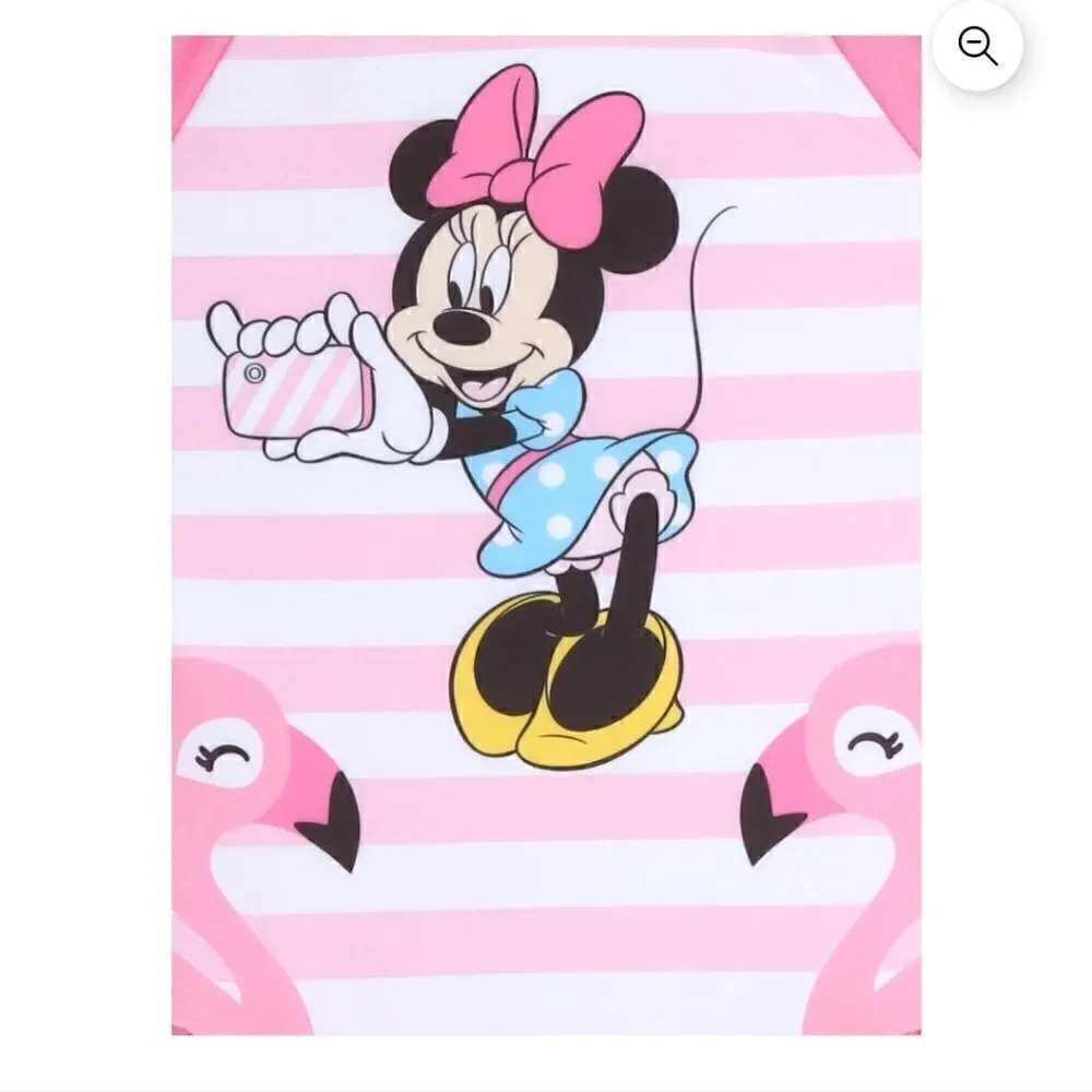 Minnie Mouse Baby and Toddler Girl One-PieceSwimsuit, Size 12M
